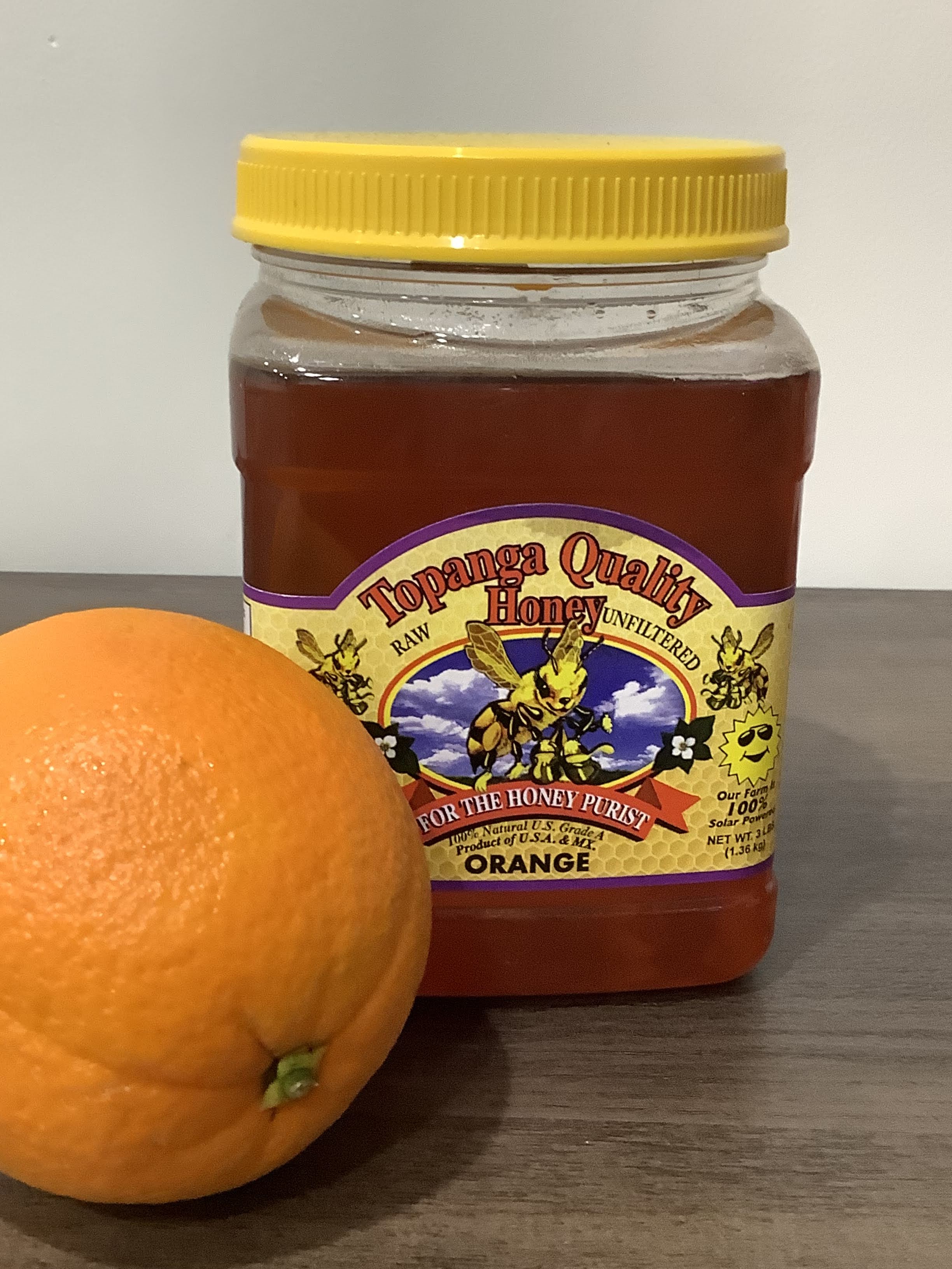 Orange honey, mood and physical condition