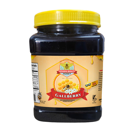 3 lb jar of raw gallberry honey from Topanga Quality Honey
