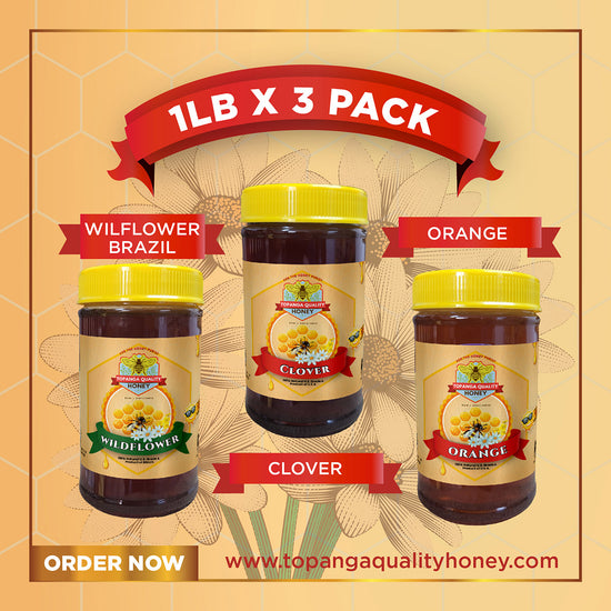 TQ Honey Wildflower Brazil Clover Orange Set 3x1lb