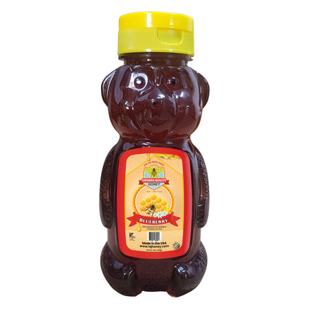 3 lb jar of raw blueberry blossom honey from Topanga Quality Honey