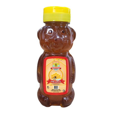 3 lb jar of raw orange blossom honey from Topanga Quality Honey