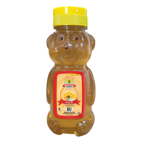 3 lb jar of raw sage honey from Topanga Quality Honey